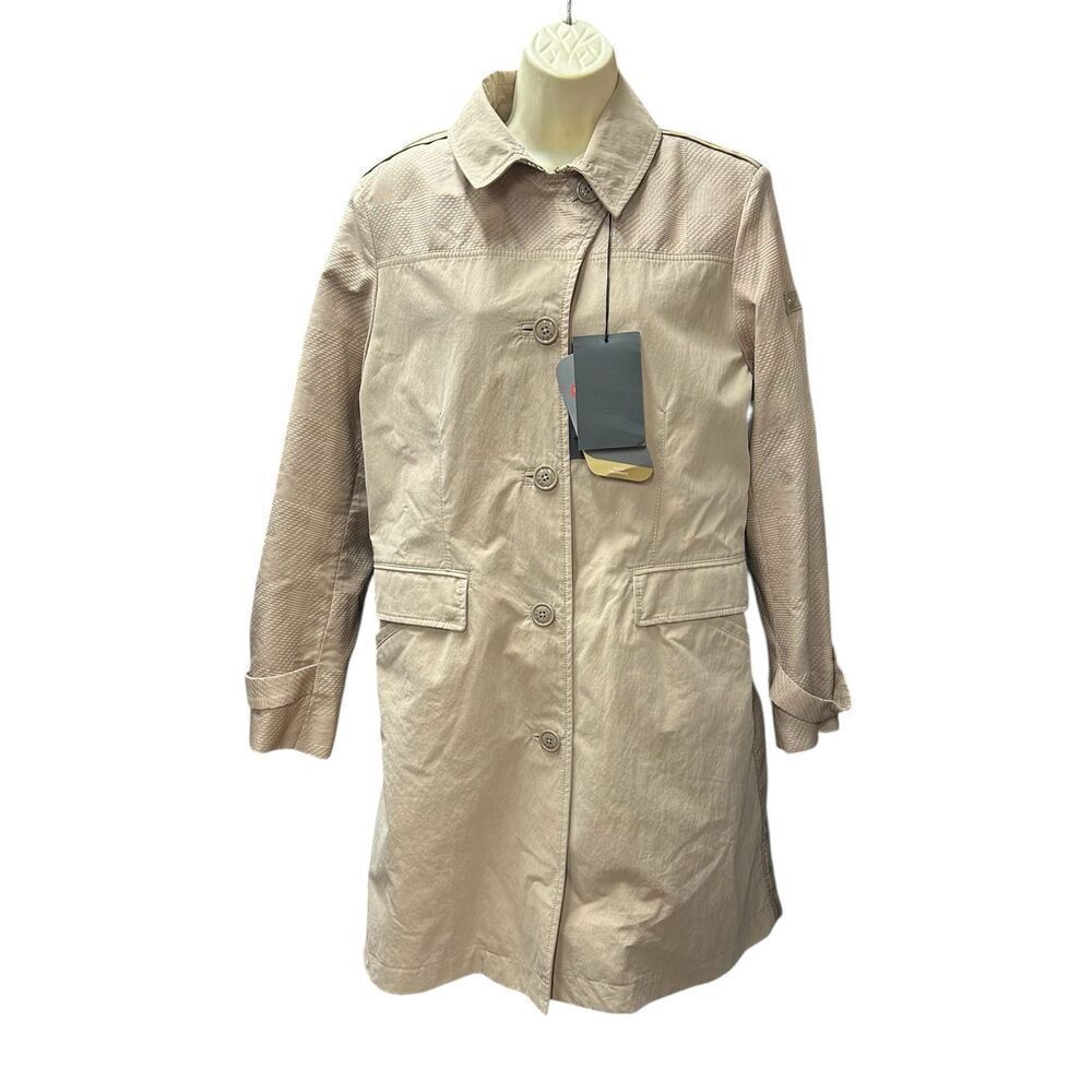 Tatras Gaspare Bugatti Trench Coat in Biege NWT Size 4